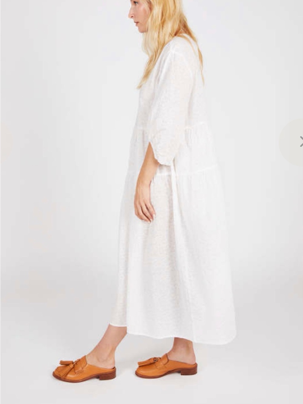 Intentionally Blank Collin Dress from Garmentory Free Size cotton Tiered Dress - Picture 5 of 14